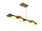 Accord Lighting 1577.12 Luna Accord Pendant in Teak