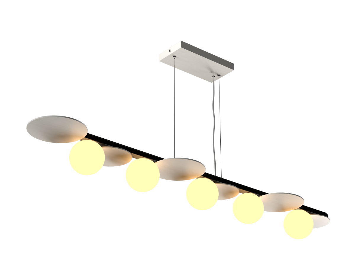 Accord Lighting 1578.47 Luna Accord Pendant in Organic White