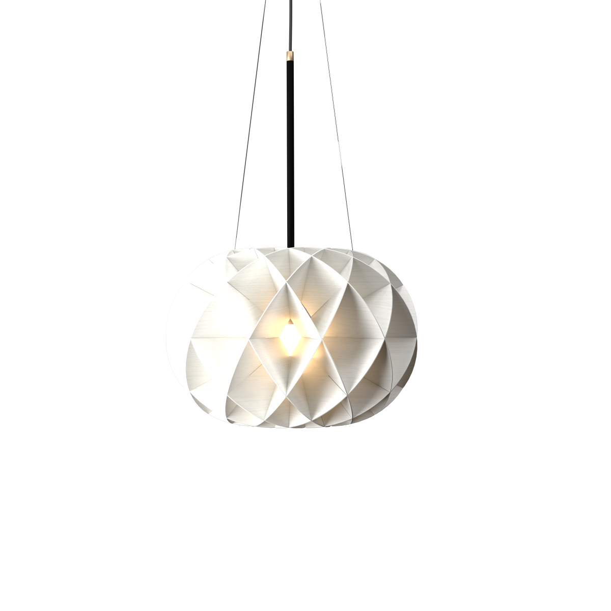 Accord Lighting 1580.47 Hive Accord Pendant in Organic White