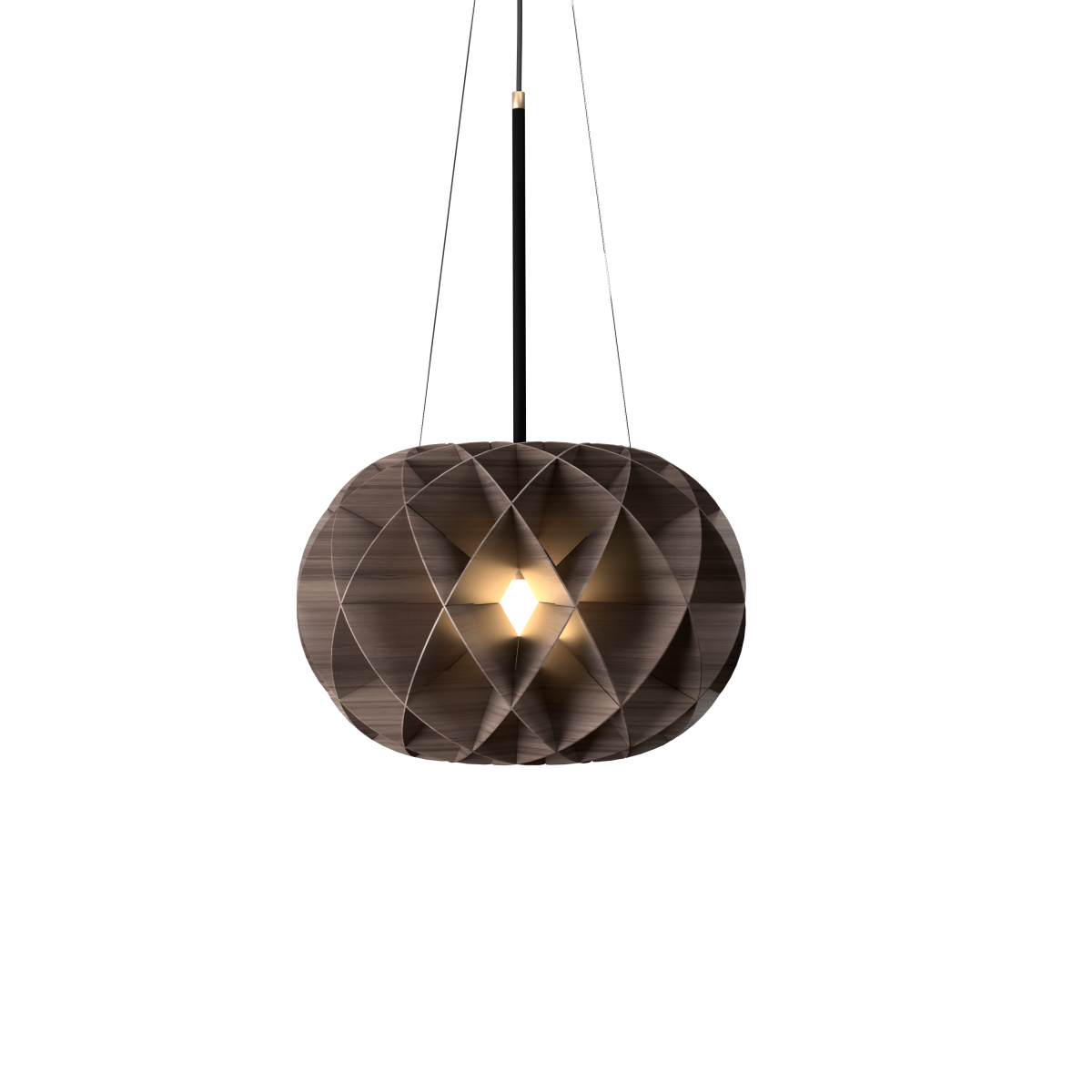 Accord Lighting 1580.18 Hive Accord Pendant in American Walnut