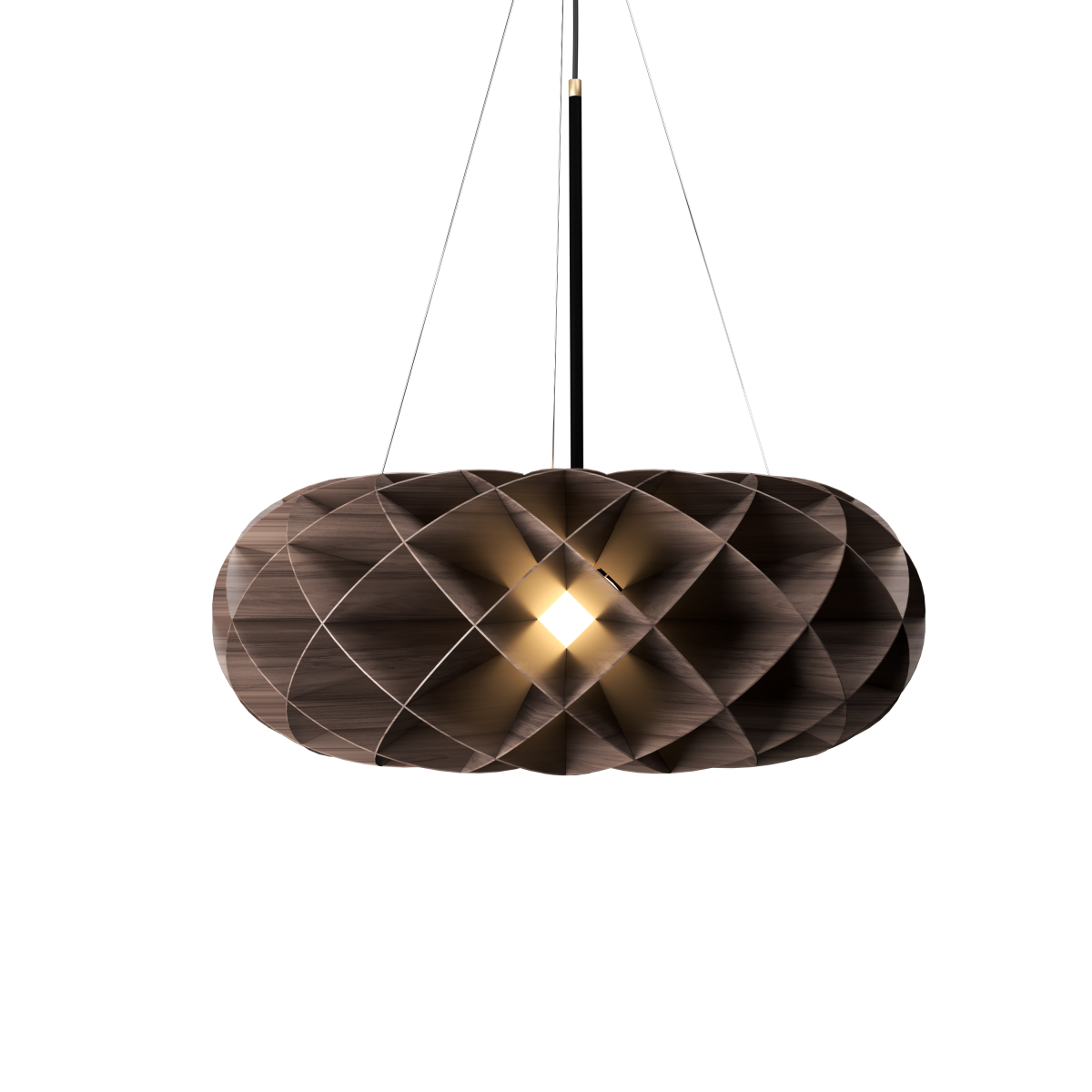 Accord Lighting 1581.18 Hive Accord Pendant in American Walnut