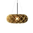 Accord Lighting 1581.49 Hive Accord Pendant in Organic Gold