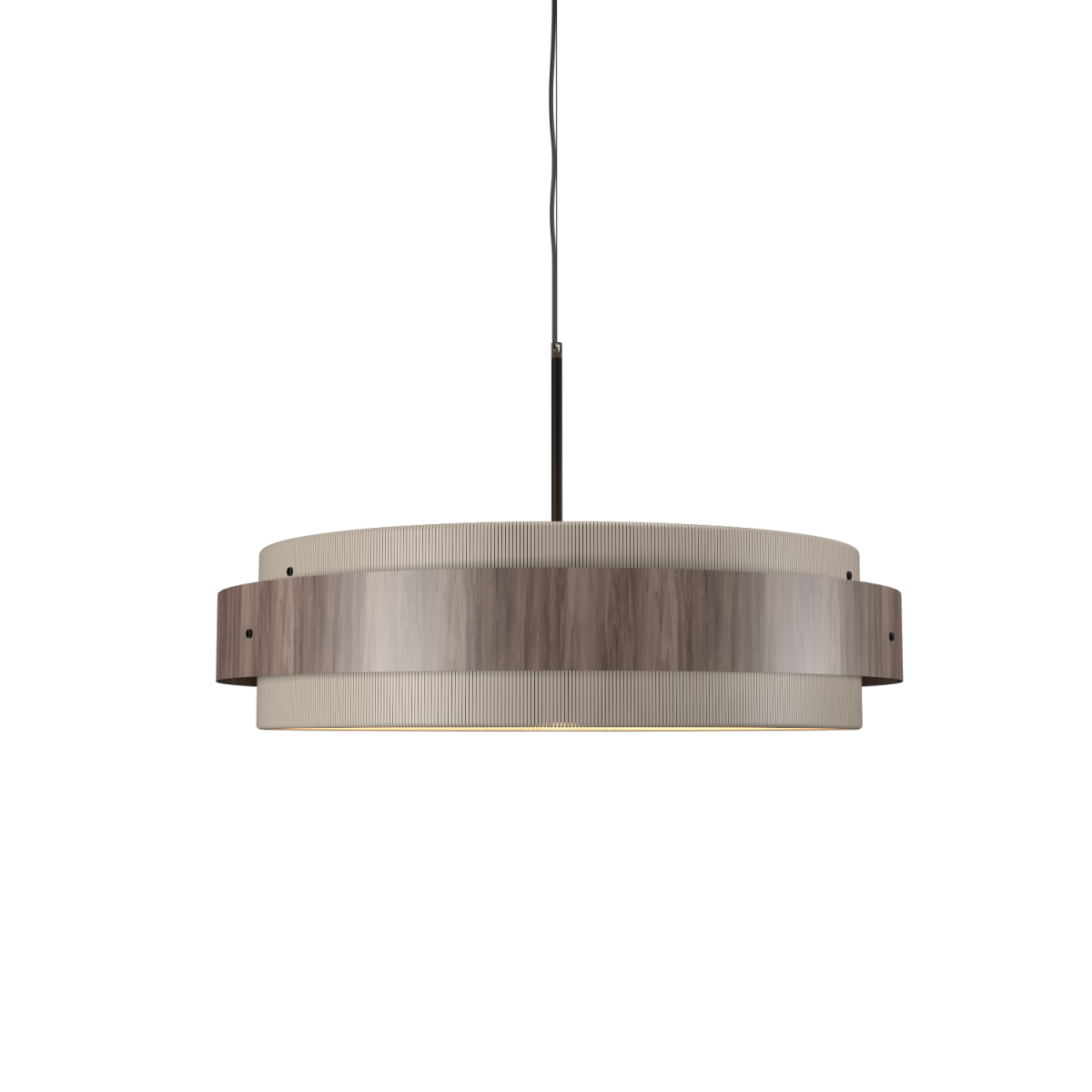 Accord Lighting 1593.18 Corda Accord Suspension en noyer américain