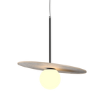 Accord Lighting 1594.48 Orbit Accord Pendant in Organic Cappuccino