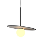Accord Lighting 1594.50 Orbit Accord Pendant in Organic Grey