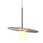 Accord Lighting 1594.12 Orbit Accord Pendant in Teak