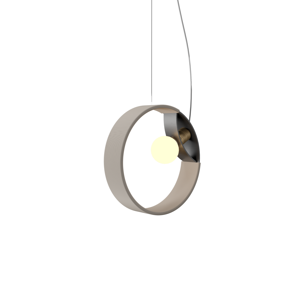 Accord Lighting 1600.50 Sfera Accord Suspension en gris bio