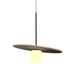Accord Lighting 1607.48 Orbit Accord Pendant in Organic Cappuccino