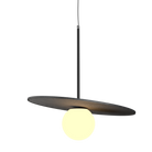 Accord Lighting 1607.50 Orbit Accord Pendant in Organic Grey