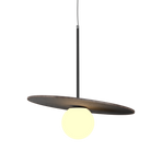 Accord Lighting 1607.18 Orbit Accord Pendant in American Walnut