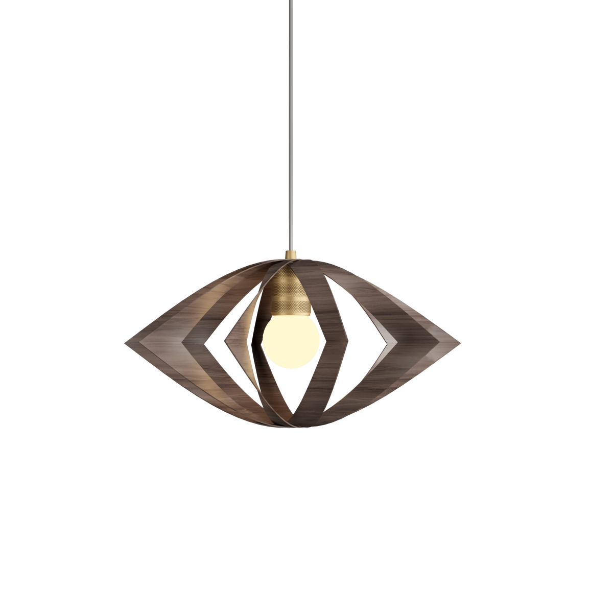 Accord Lighting 1610.18 Accord polyvalent Suspension en noyer américain