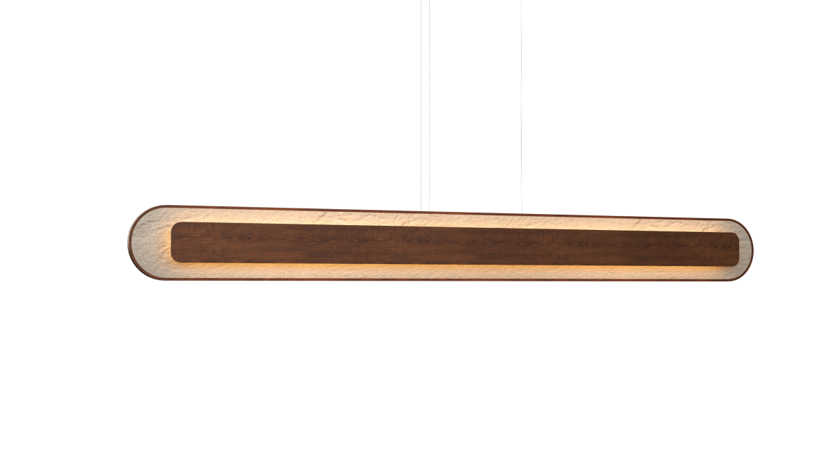 Accord Lighting 1618LED.06 Petra Accord Pendant in Imbuia