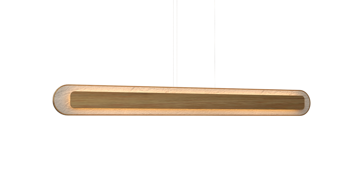 Accord Lighting 1618LED.09 Petra Accord Pendant in Louro Freijo