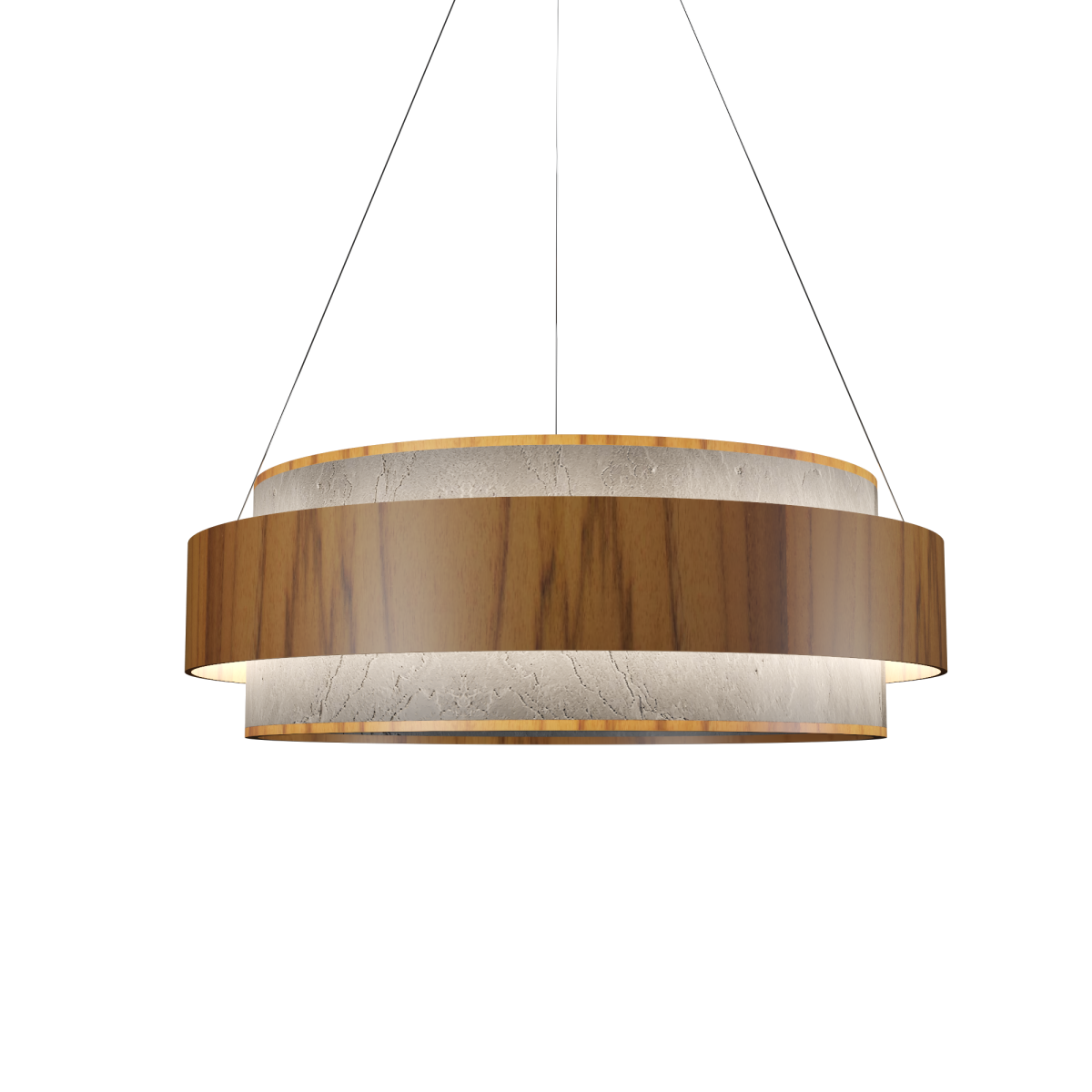 Accord Lighting 1624LED.12 Petra Accord Pendant in Teak