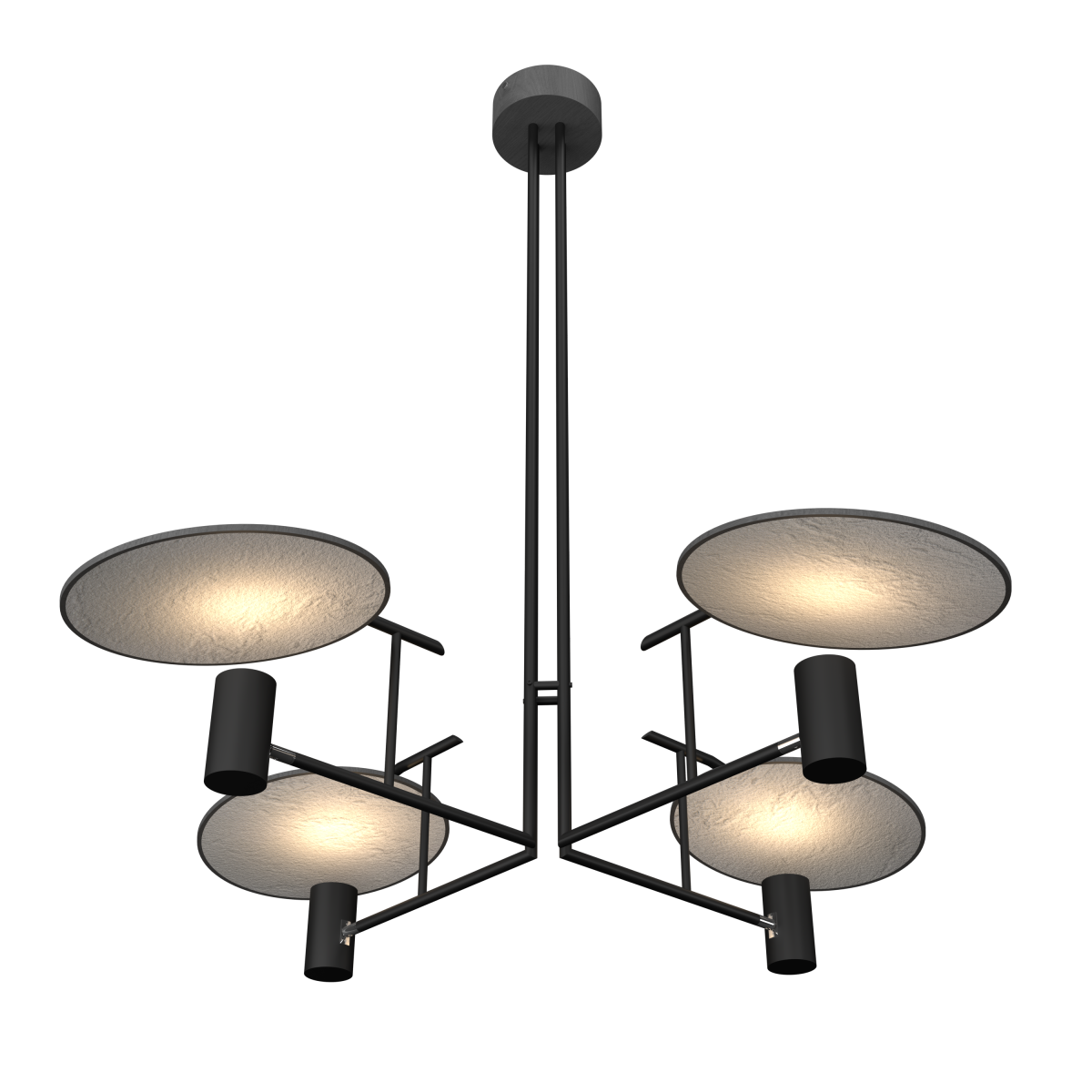 Accord Lighting 1637.50 Dot Accord Pendant in Organic Grey