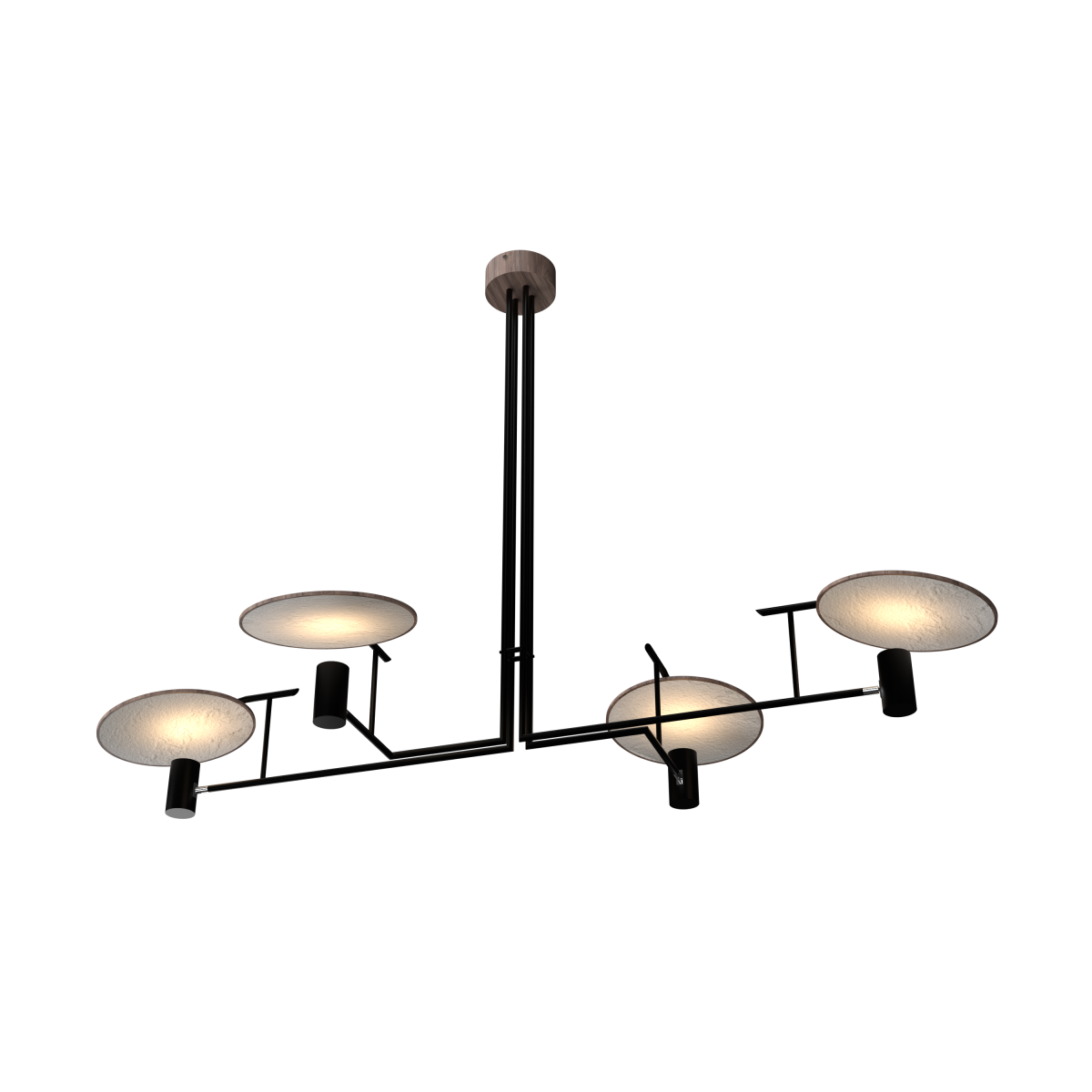 Accord Lighting 1638.18 Dot Accord Pendant in American Walnut