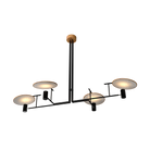 Accord Lighting 1638.12 Dot Accord Pendant in Teak