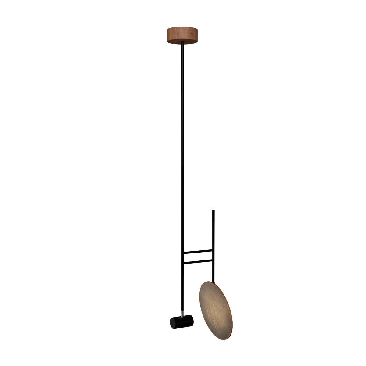 Accord Lighting 1640.06 Dot Accord Pendant in Imbuia