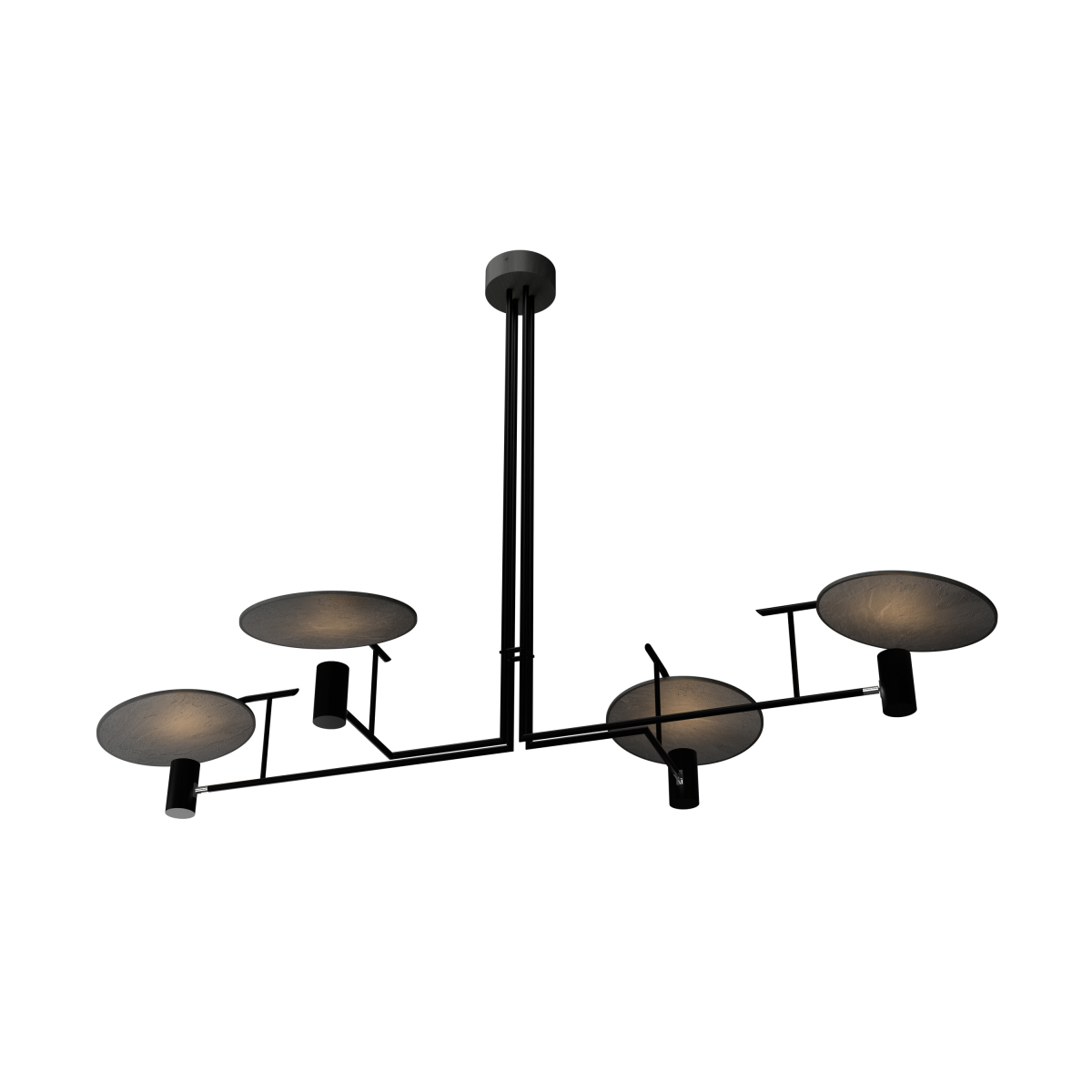 Accord Lighting 1642.44 Dot Accord Pendant in Charcoal