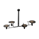 Accord Lighting 1642.44 Dot Accord Pendant in Charcoal