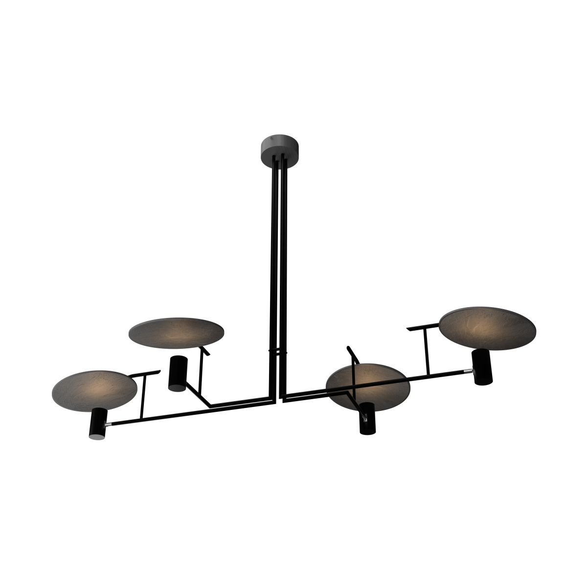 Accord Lighting 1642.50 Dot Accord Pendant in Organic Grey