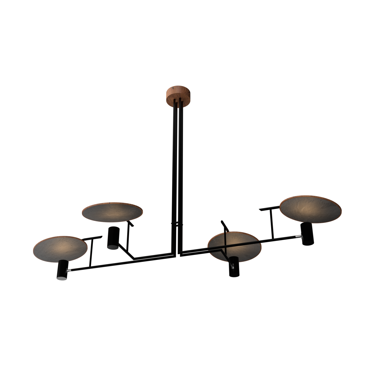 Accord Lighting 1642.06 Dot Accord Pendant in Imbuia