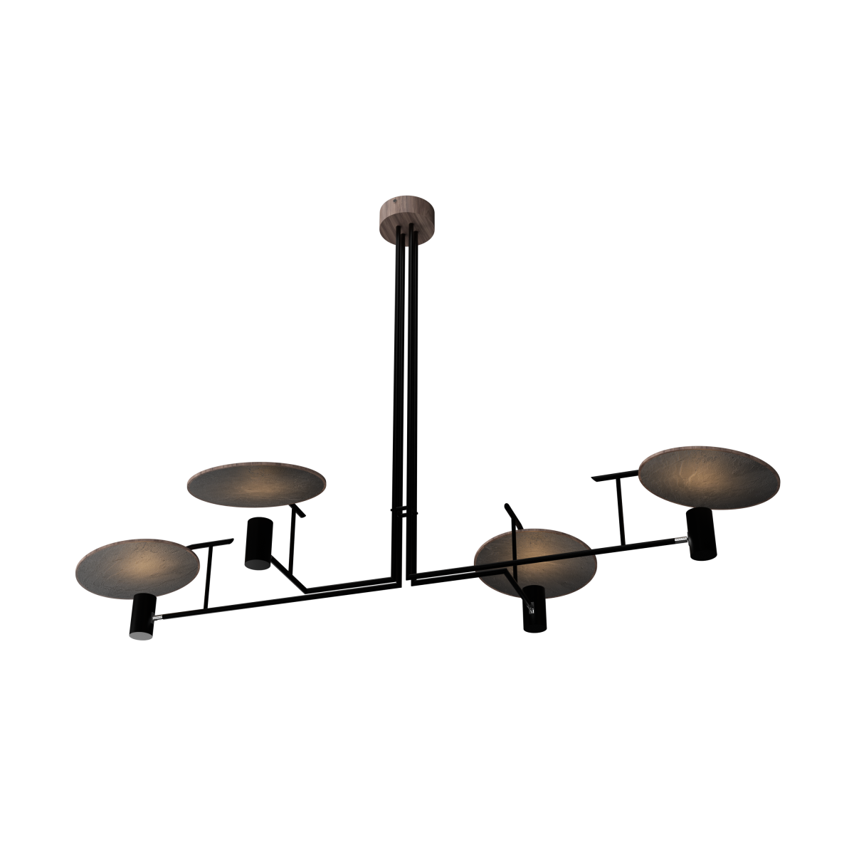 Accord Lighting 1642.18 Dot Accord Pendant in American Walnut