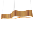 Accord Lighting 1649LED.12 Organic Accord Pendant in Teak