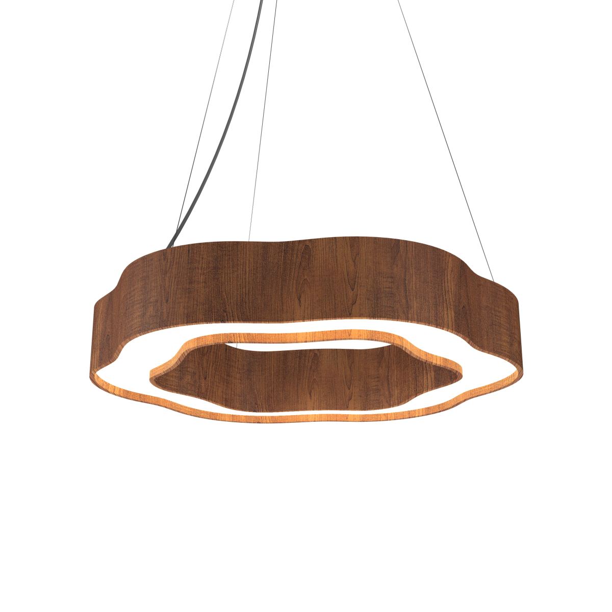 Accord Lighting 1651LED.06 Organic Accord Pendant in Imbuia