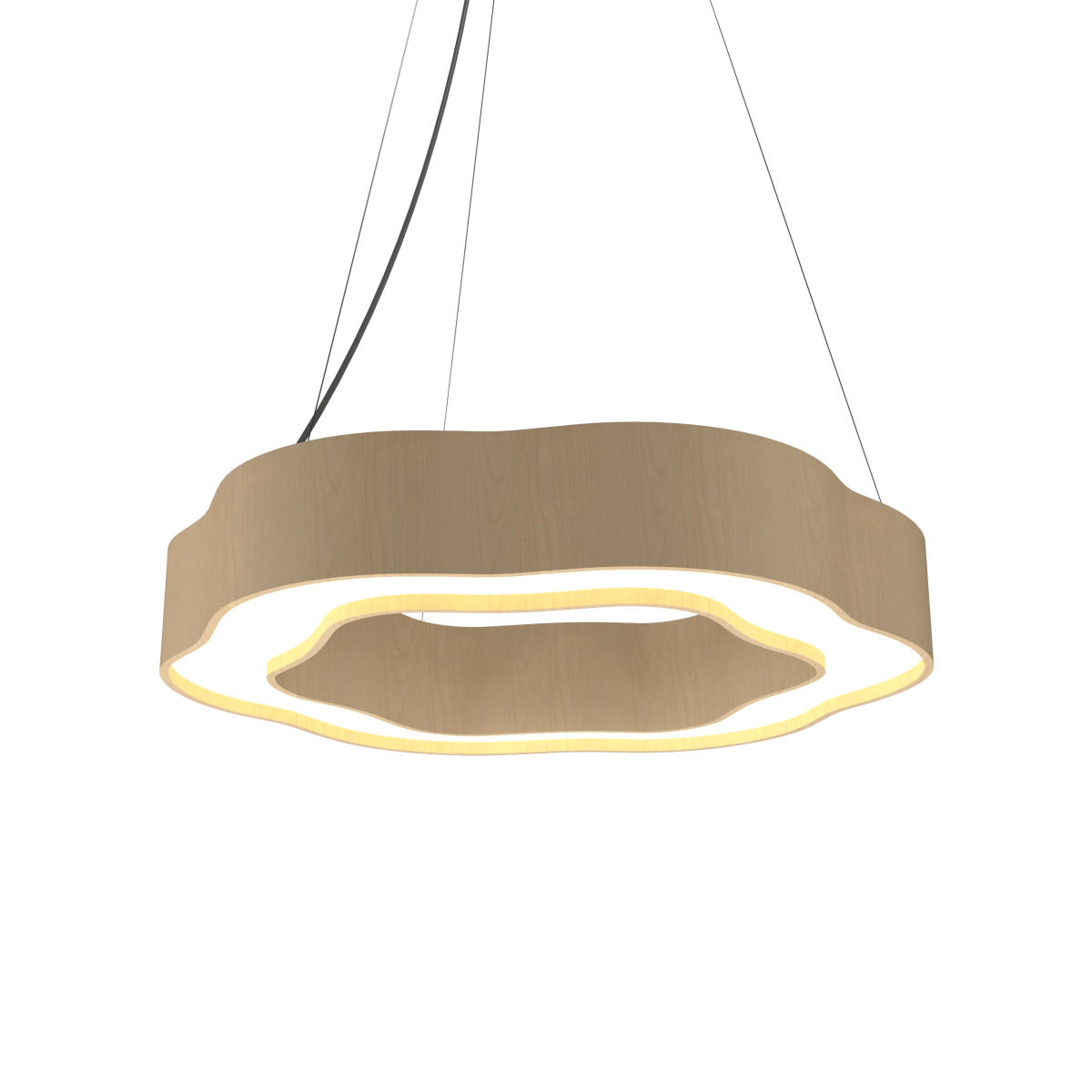 Accord Lighting 1651LED.34 Organic Accord Pendant in Maple