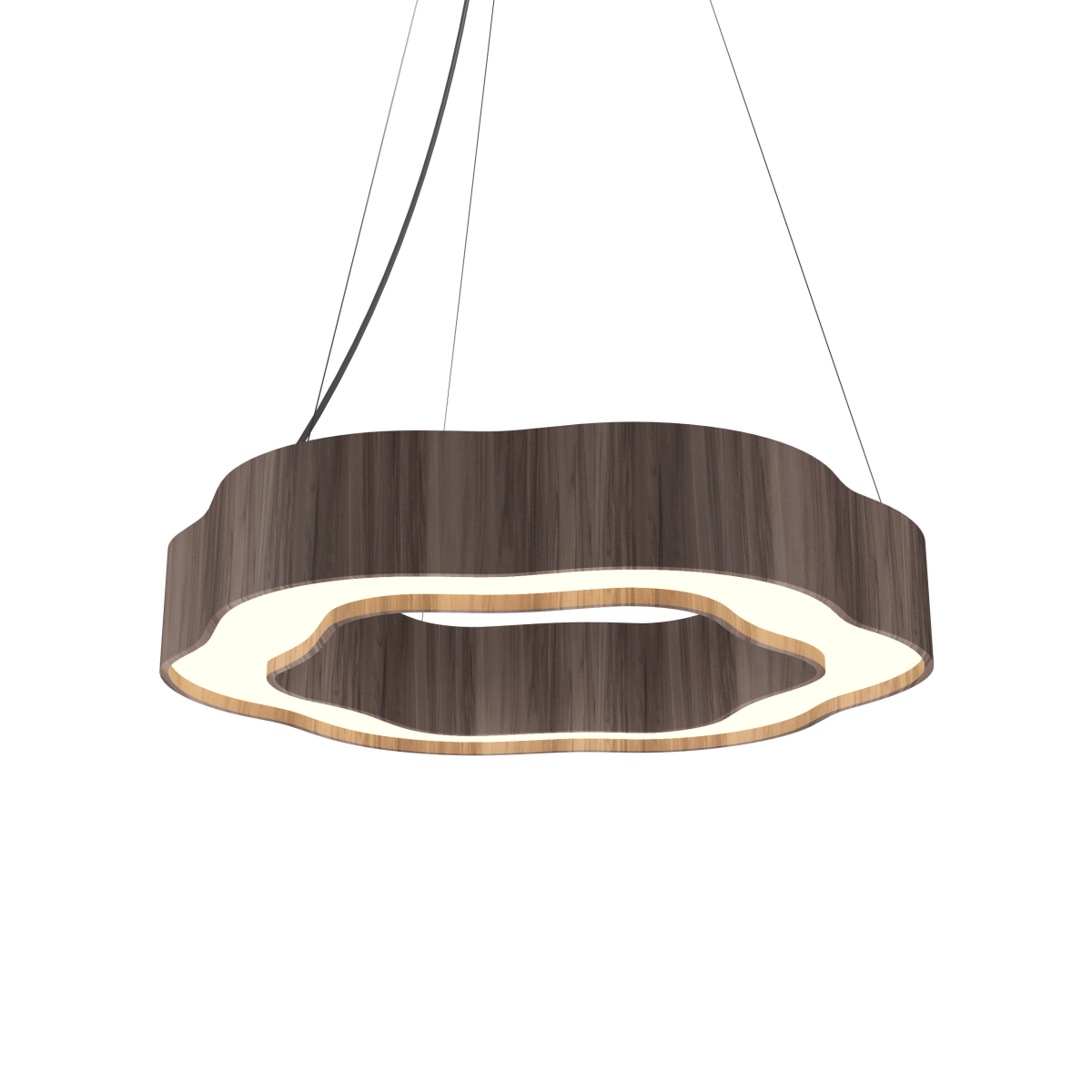 Accord Lighting 1651LED.18 Organic Accord Pendant in American Walnut