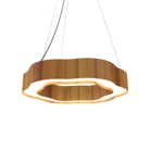 Accord Lighting 1651LED.12 Organic Accord Pendant in Teak