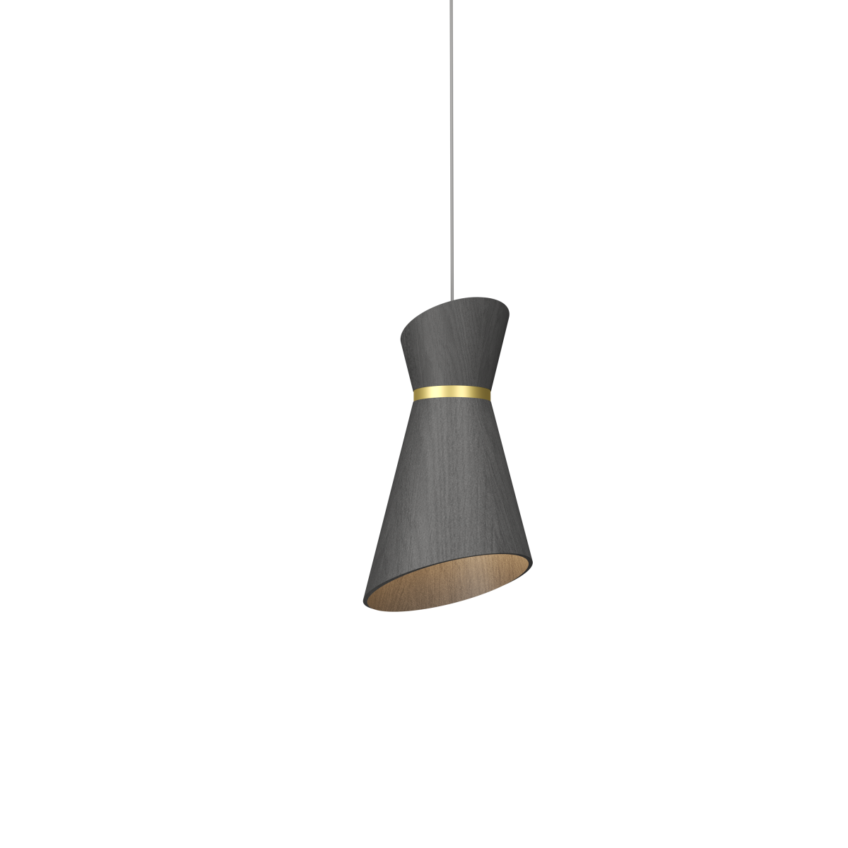 Accord Lighting 1663.50 Conique Accord Suspension en gris organique
