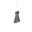 Accord Lighting 1663.50 Conique Accord Suspension en gris organique