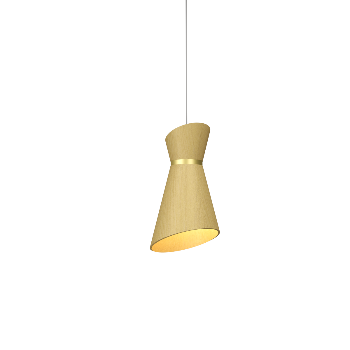 Accord Lighting 1663.49 Accord conique Suspension en or biologique