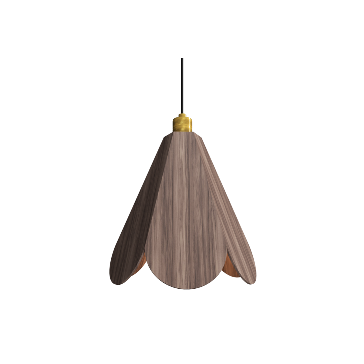 Accord Lighting 1655.18 Aura Accord Pendant in American Walnut