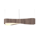 Accord Lighting 1653LED.18 Meandro Accord Pendant in American Walnut