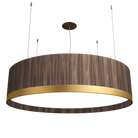 Accord Lighting 1550.18 Cylindrical Accord Pendant in American Walnut