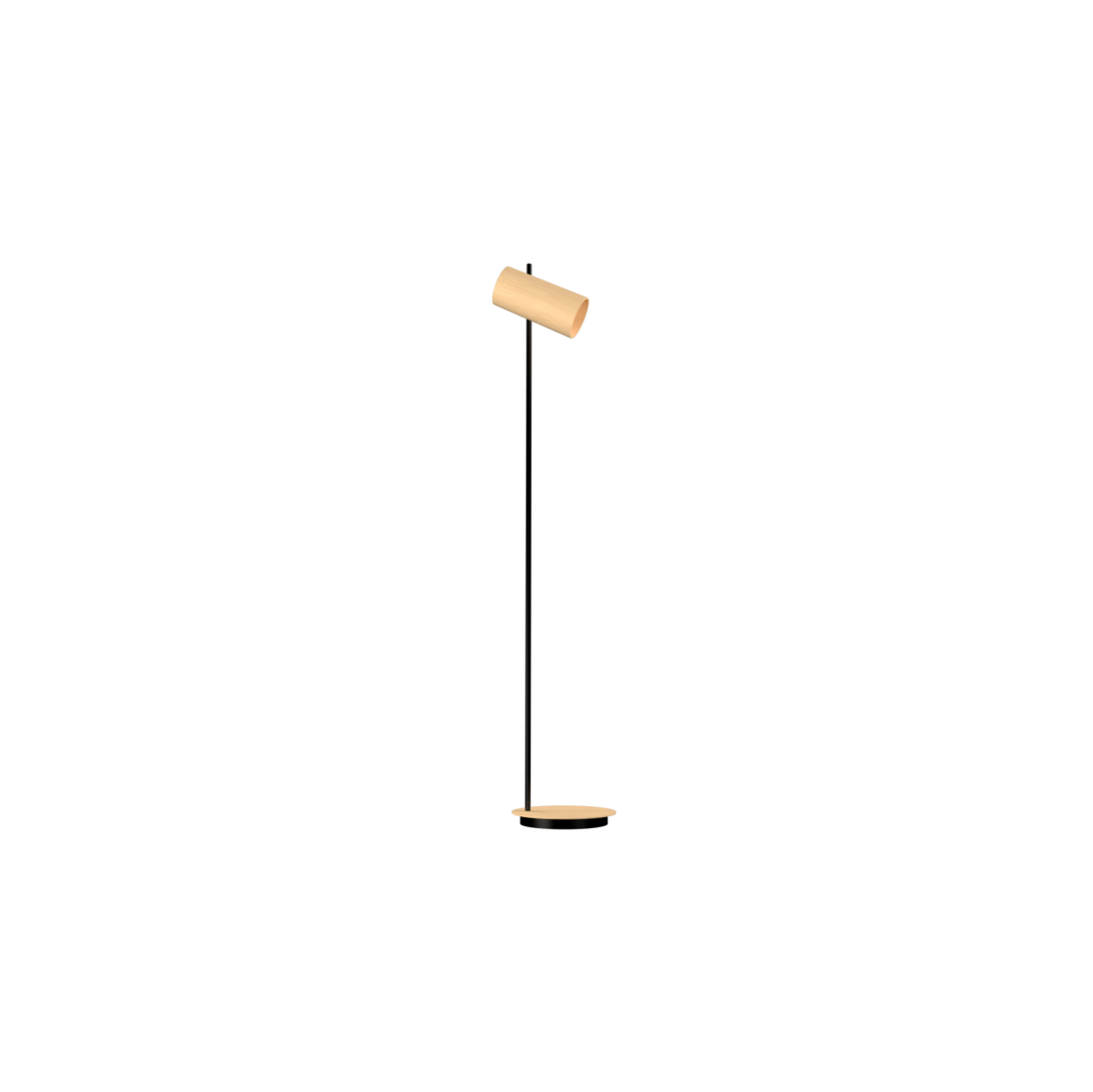 Accord Lighting 3065.34 Cylindrical Accord Floor Lamp in Maple