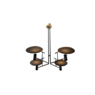 Accord Lighting 1641.34 Dot Accord Pendant in Maple