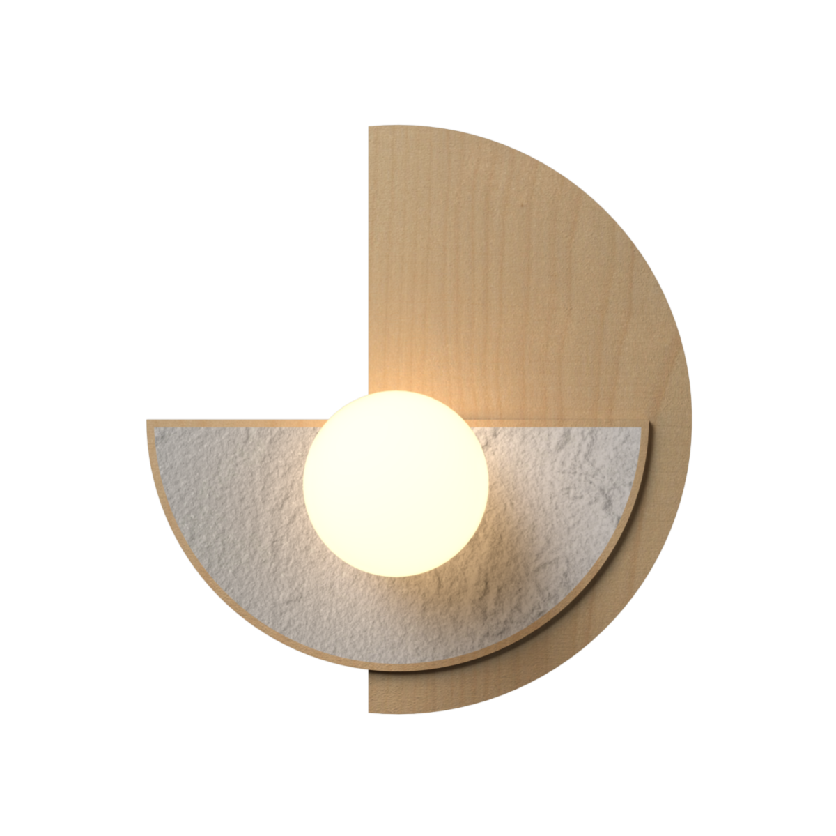 Accord Lighting 4256.34 Petra Accord Wall Lamp in Maple