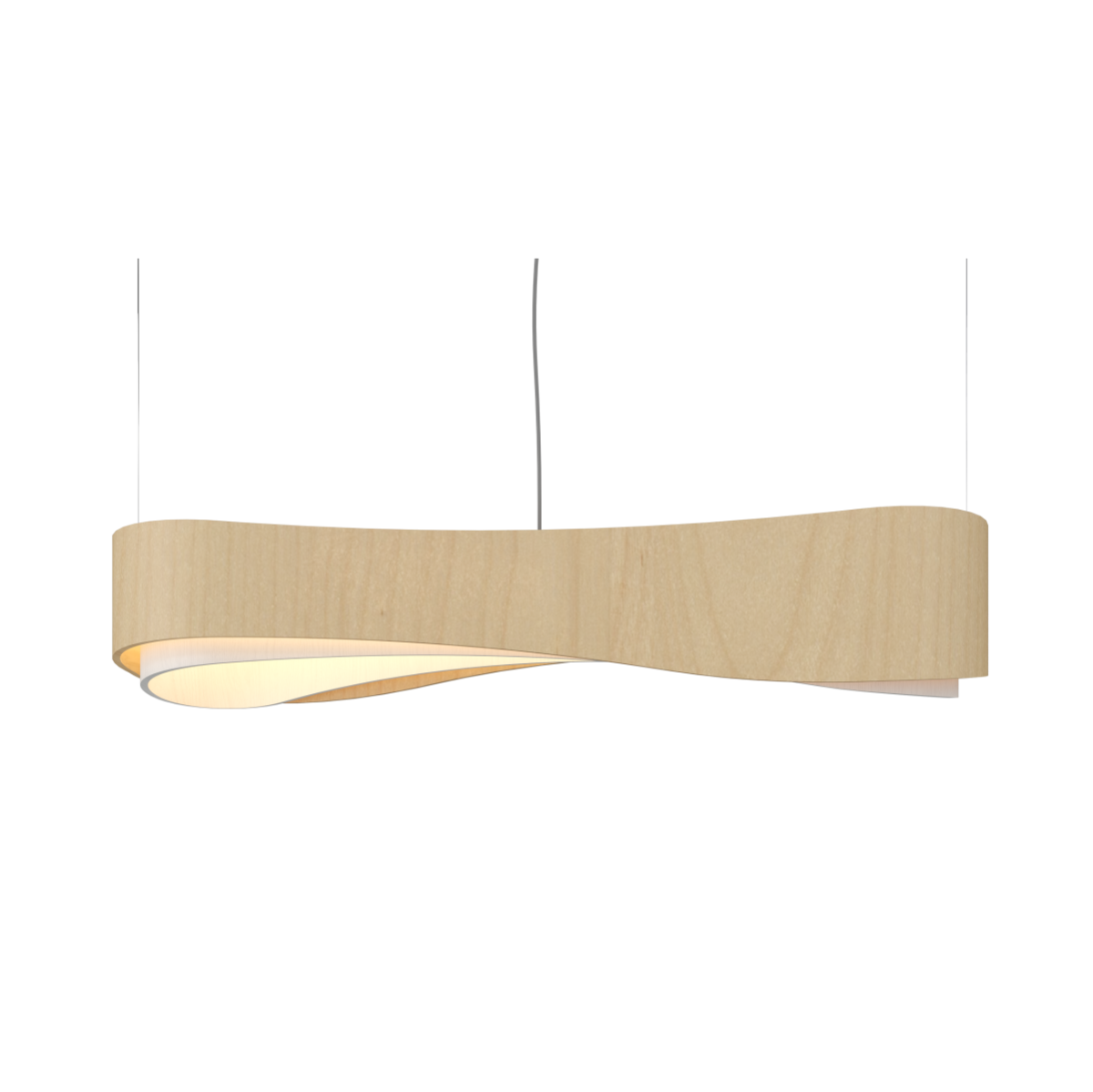 Accord Lighting 1653LED.34 Meandro Accord Pendant in Maple