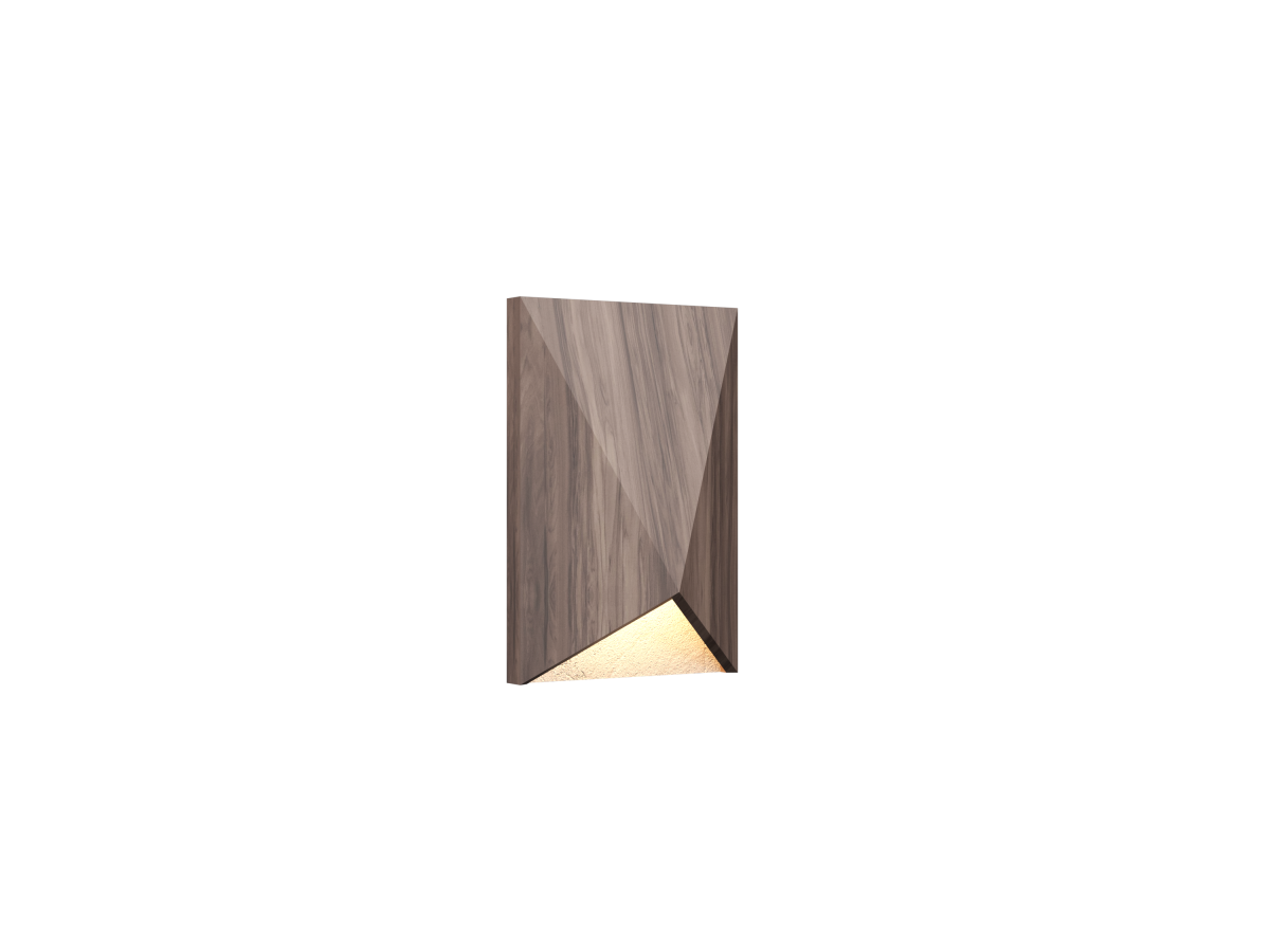 Accord Lighting 4227.18 Facet Accord Wall Lamp in American Walnut