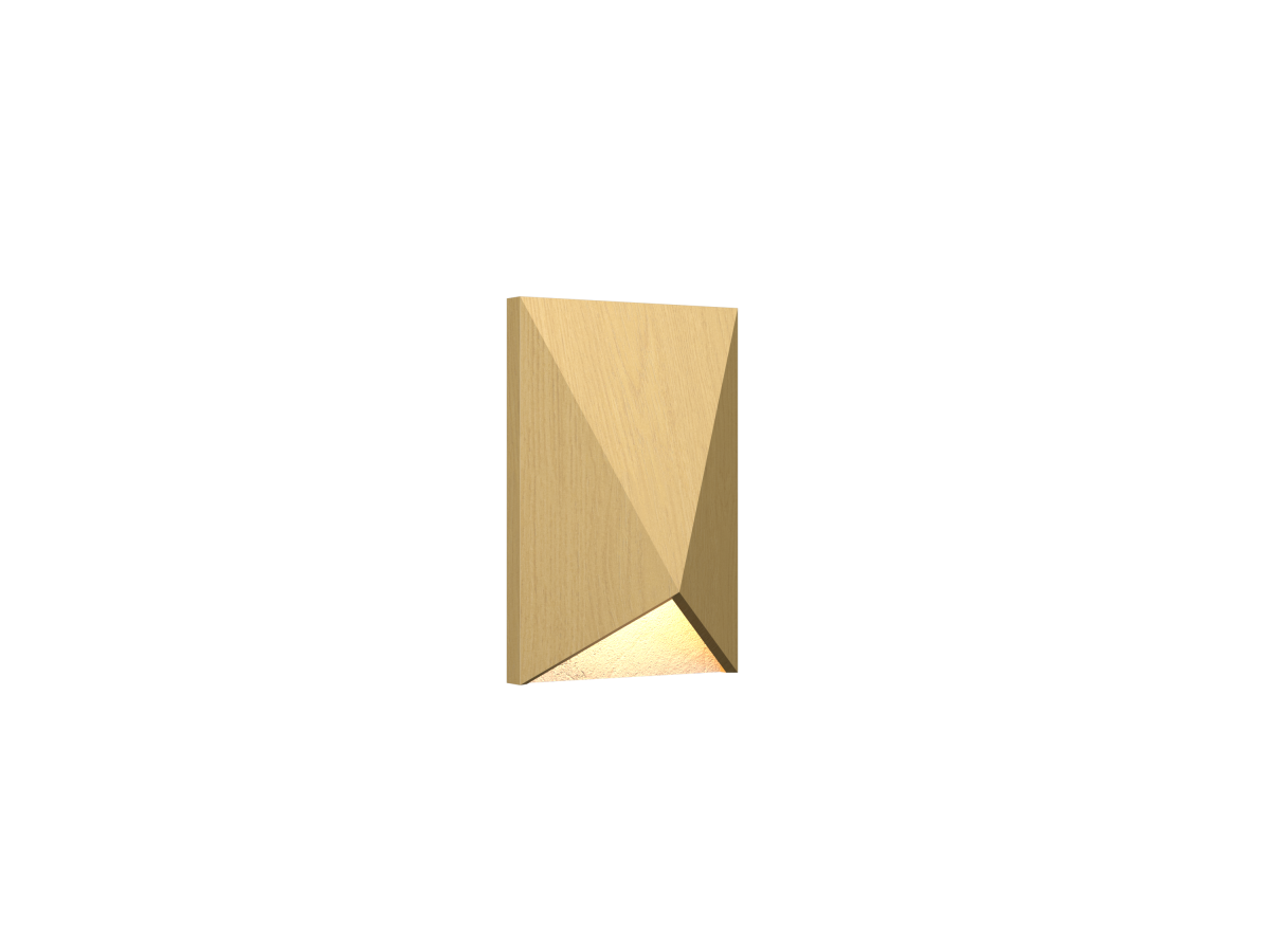 Accord Lighting 4227.49 Facet Accord Wall Lamp in Organic Gold