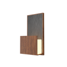 Accord Lighting 4232.06 Clean Accord Wall Lamp in Imbuia