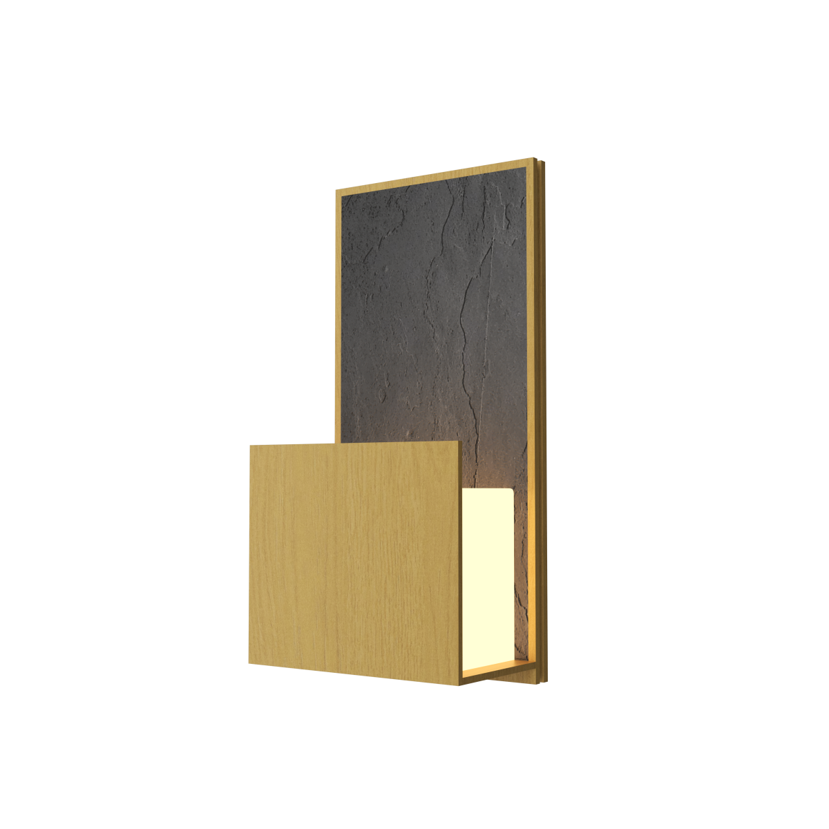 Accord Lighting 4232.49 Clean Accord Wall Lamp in Organic Gold