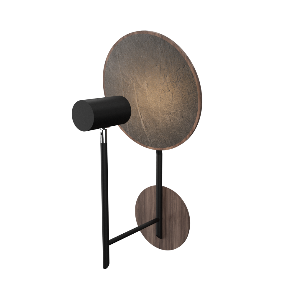 Accord Lighting 4250.18 Dot Accord Wall Lamp in American Walnut