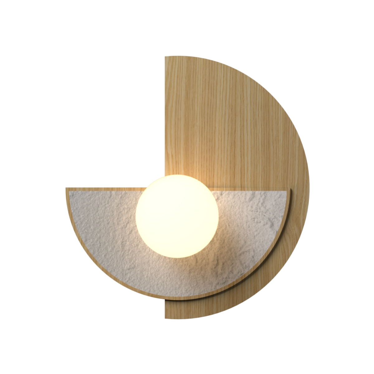 Accord Lighting 4256.45 Petra Accord Wall Lamp in Sand