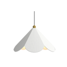 Accord Lighting 1657.47 Aura Accord Pendant in Organic White