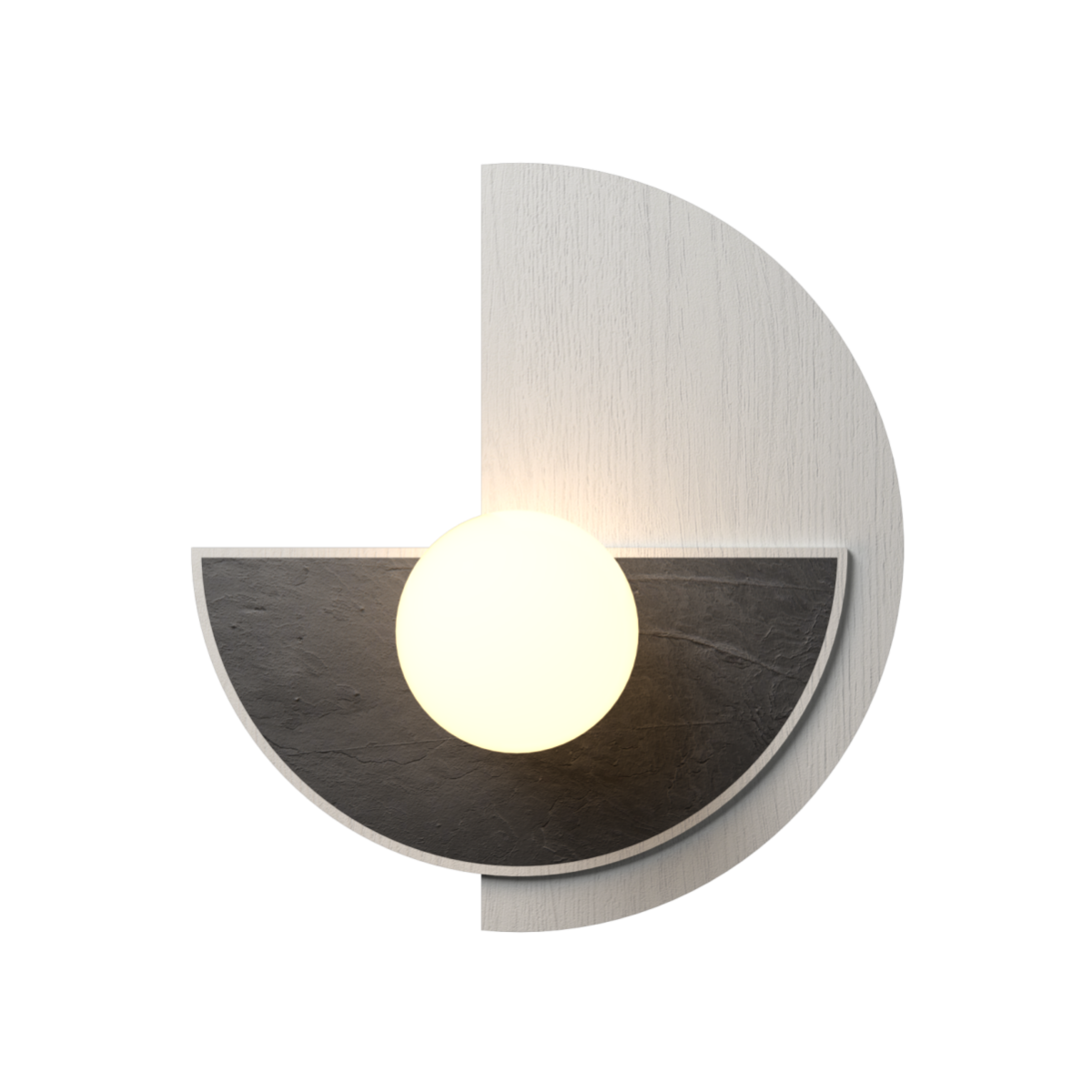 Accord Lighting 4257.47 Petra Accord Wall Lamp in Organic White